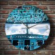 Airplane Interior Cockpit Print Wall Art Wall Clock Online