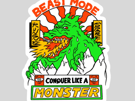 Beast Mode Sticker Hot on Sale