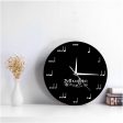 Music Is Life Musician Notes Wall Wall Clock Sale