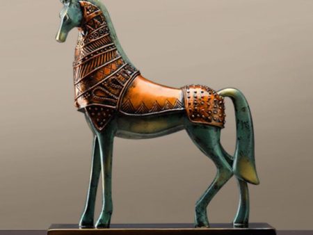 Trotting Horse Resin Statue Sculpture Home Office Discount