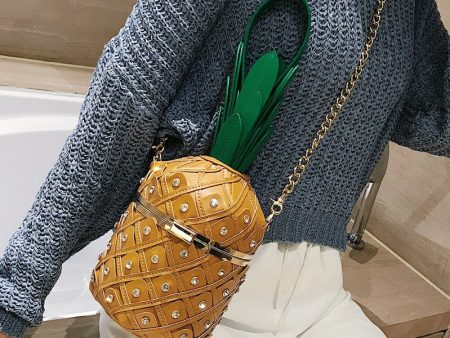 Pineapple Leather Purse Handbags Shoulder Bag Cheap