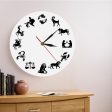 Astrology Art Zodiac Sign Wall Watch Clock Gift For Cheap