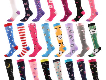 Wholesale 10pcs Valentine s Day Compression Socks Mid-calf Sports Pressure Slimming Beauty Leg Medical Auxiliary Elastic Socks Hot on Sale