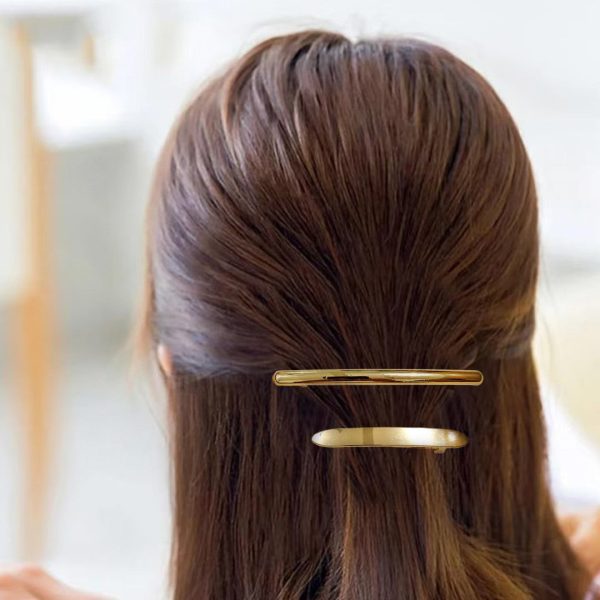 Wholesale Spring Clip Geometric Alloy Hairpin Back Head Ponytail Hair Accessories All-match Fashion Hair Headwear Online Sale