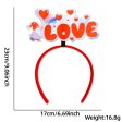 Wholesale 10pcs valentine s day love key hairband romantic party decoration hairpin letter headband hair accessories Hot on Sale