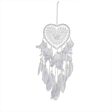 Love Heart Shape LED Night Light Dreamcatcher with Feather Supply