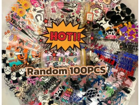 Wholesale Random 10 20 50 100pcs UV DTF Packing and Cartoon Festival Used for Crafts Random Style Cup Stickers For Sale