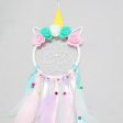 Cute Unicorn Flower Dreamcatcher For Girls Room Decor Wall Hanging Online Sale