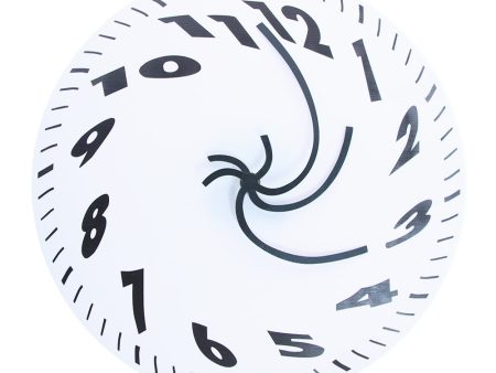 Dazzle Melting Twisting Distorted Surrealist Wall Clock Discount