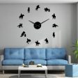 Rodeo Horse Rider Large Frameless DIY Wall Clock Online now