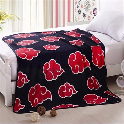 Anime Naruto Akatsuki Soft Warm Coral Fleece Throw Blanket Online