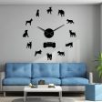 Rat Terrier Large Frameless DIY Wall Clock Dog Lover Gift Discount