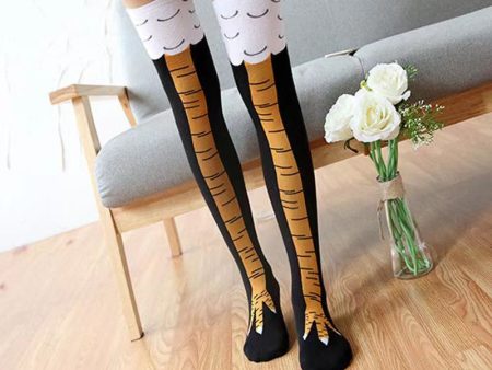 Wholesale 10pcs Chicken claw socks funny Socks Socks Valentine s Day birthday gift ostrich mid-calf ins long For Sale