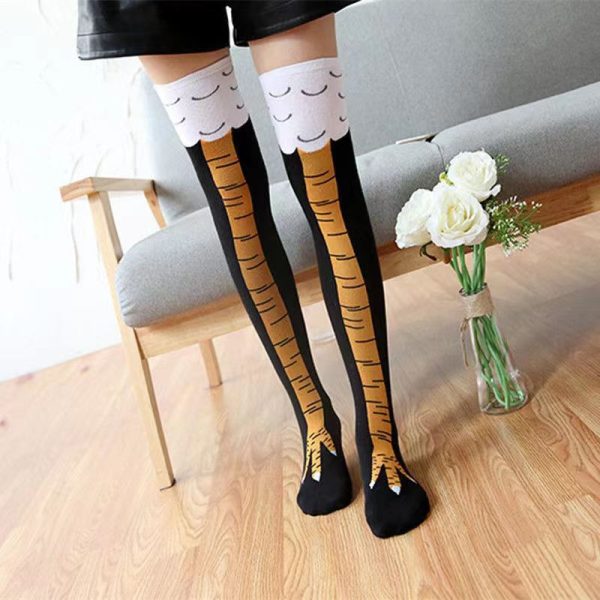 Wholesale 10pcs Chicken claw socks funny Socks Socks Valentine s Day birthday gift ostrich mid-calf ins long For Sale