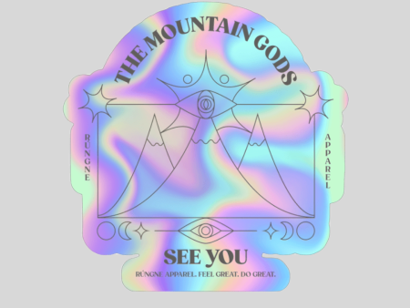 Mountain Gods See You Sticker Fashion