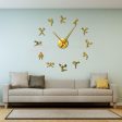 Cheerleader With Pompoms Large Frameless DIY Wall Clock Hot on Sale