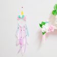 Cute Unicorn Flower Dreamcatcher For Girls Room Decor Wall Hanging Online Sale