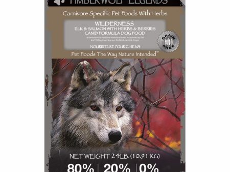 Timberwolf Legends Wilderness Elk & Salmon Grain Free Dry Dog Food on Sale