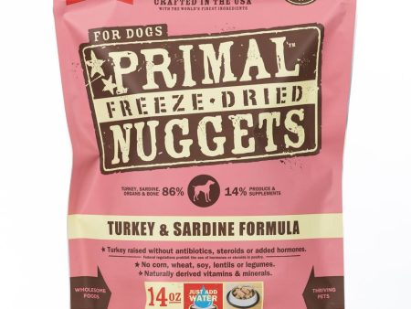 BUNDLE DEAL : Primal Turkey & Sardine Formula Grain-Free Freeze-Dried Dog Food Discount