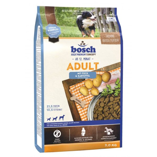 Bosch High Premium Adult Fish & Potato Dry Dog Food Fashion