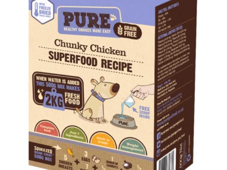 PURE Chunky Chicken Freeze Dried Dog Food Sale