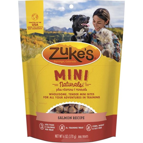 Zuke s Mini Naturals Salmon Recipe Dog Treats 170g For Discount