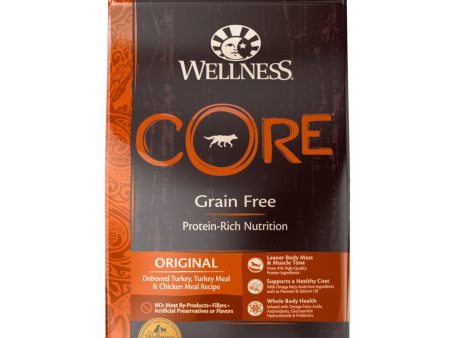 20% OFF+FREE Wipes w 24lb: Wellness CORE Grain-Free Original Formula Dry Dog Food Fashion