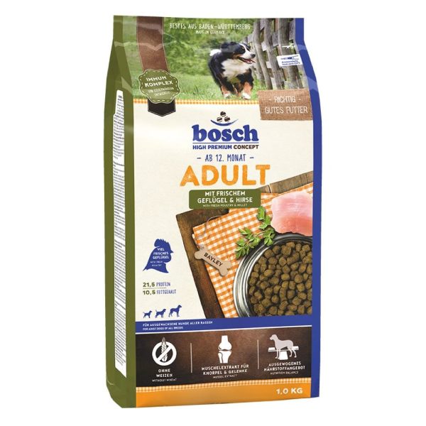 Bosch High Premium Adult Poultry & Millet Dry Dog Food on Sale