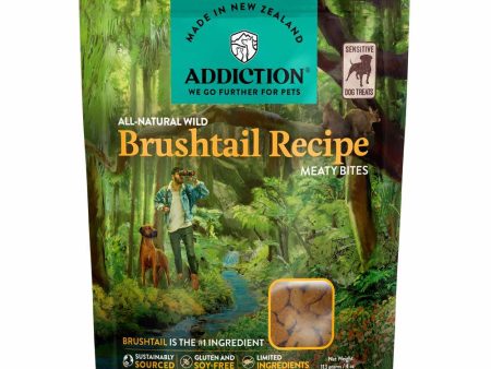 20% OFF: Addiction Meaty Bites Wild Brushtail Grain Free Dog Treats 4oz Fashion