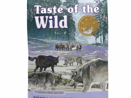 BUNDLE DEAL FREE TREAT : Taste of the Wild Sierra Mountain with Roasted Lamb Grain Free Dry Dog Food Sale