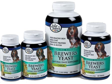 Four Paws Brewers Yeast with Garlic Supplement Online Sale