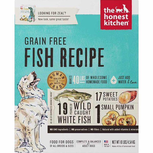 The Honest Kitchen Zeal Grain Free Fish Recipe Dehydrated Dog Food on Sale