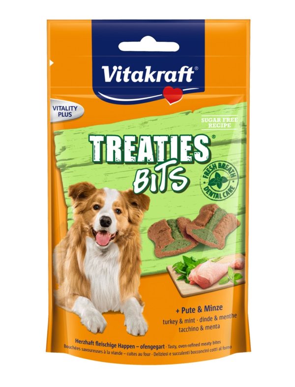 Vitakraft Treaties Bits Turkey & Mint 120g Sale