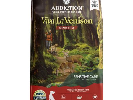 25% OFF BUNDLE DEAL: Addiction Viva La Venison Grain Free Dry Dog Food on Sale