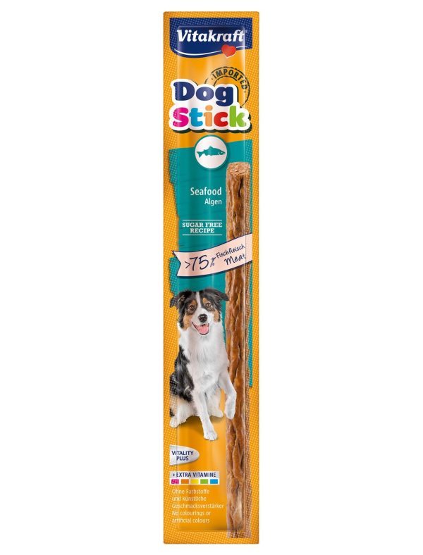 Vitakraft Seafood Dog Stick Dog Treat 15g on Sale