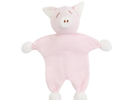 Organic Soft Flat Pearl Pig Toy Lovey on Sale