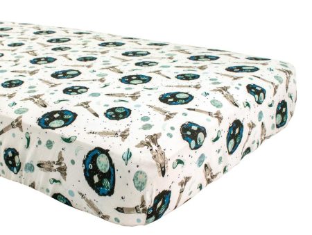 Oh So Soft Muslin Crib Sheet - Space Online