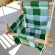 Outdoor Baby Child Swing - Green Buffalo Check Online Hot Sale