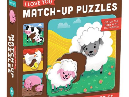 I Love You Match-Up Puzzles - Farm Babies Online now