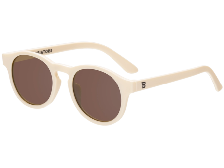 Keyhole Sunglasses - Sweet Cream with Amber Lens Discount