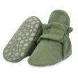 Organic Cotton Baby Booties - Olive Online