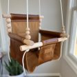 Indoor Baby Child Swing - Bourbon Leather Cheap