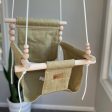 Indoor Baby Child Swing - Khaki For Discount