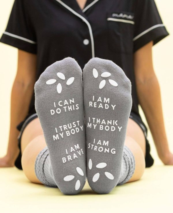 Birthing Affirmation Hospital Socks Fashion