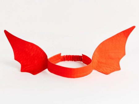 Silk Dragon Dinosaur Ears Headband - Red For Cheap