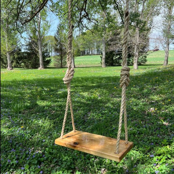 Sweet Swinging Bench Swing - Hickory Sale